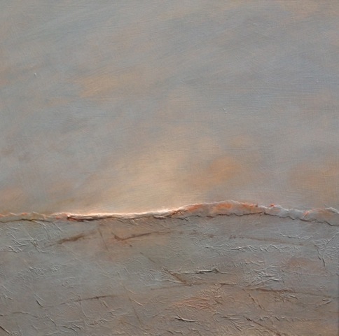 'Toward the Light 2' Landscape Acrylic on Board 46cmx46cm